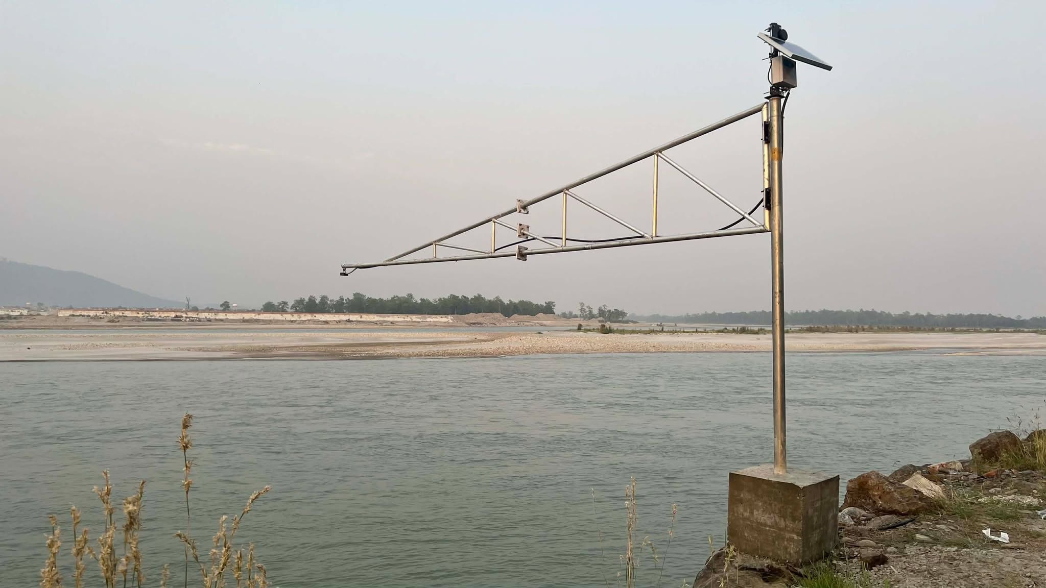 Water Level Monitoring Station in Narayani River